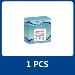 2026 Adjustable Silicone Denture Kit - Soft Liners Temporary Teeth Set for Men & Women, Natural & Safe