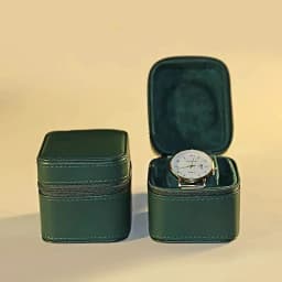 Watch Travel Case PU Leather Zipper Watch Box Organizer Watch Storage Box Jewelry Series Storage Display Case Gift box