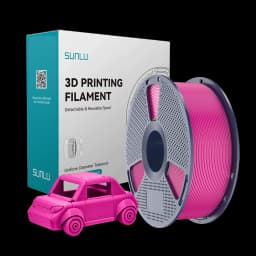 SUNLU 1 Roll PETG Clear Filament 1.75 ±0.02 mm 1 kg Spool (2.2 lbs) High Toughness Neatly Wound Filament Fit Most FDM Printer