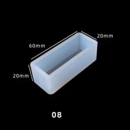 Cuboid Cube Resin Moulds Crystal Epoxy DIY Jewelry Pendant Storage Tray Square Rectangular Casting Accessories Silicone Mold
