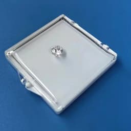 Floating Gemstone Storage Box Gems Display Organizer Holder Clear Adhensive Loose Diamond Stone Zircon Jewelry Packaging Boxes