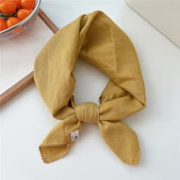68*68cm Solid Color Cotton Square Scarf Women Girls Headband Accessories Hairscarf Hairscarf Bandanas