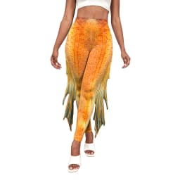 NADANBAO Mermaid Printed Pants Fish Scales Cosplay 3D Printed Women Bottoms Fashion Women's Leggings Tight Yoga Pants