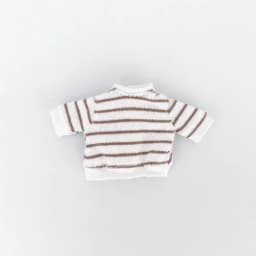 Ob11 Doll Clothes Solid Color Striped Hoodie T-Shirt With Long Sleeves Accessories For Bjd,Gsc,Obitsu11, Molly, Ymy, P9, GsC