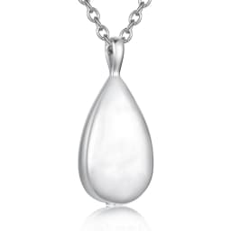 Carved Teardrop Keepsake Ashes Necklace Urn Pendant Cremation Memorial Jewelry-Always in My Heart
