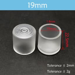 Transparent Rectangle 15-40mm Round 10-76mm Oval Chair Leg Caps Clear PVC Non-Slip Furniture Table Cover Feet Sock Protector Pad