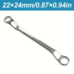 1pc Chrome Vanadium Steel Dual Head Dual-purpose Plum Wrench Auto Repair Wrench Tool Eye Wrench Repair Hardware Tool Plum Wrench