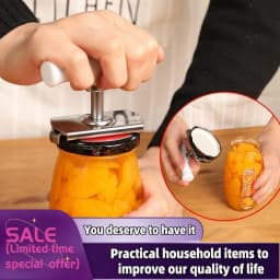 Multi-function Lids Off Jar Opener Labor-saving Screw Can Opener for Kitchen Gadget Stainless Steel Bottle Cap Opener Adjustable