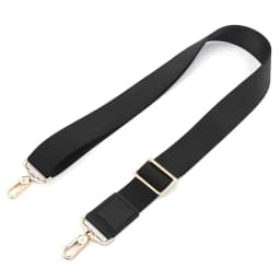 3.8cm Width Black Nylon Shoulder Bag Strap Adjustable Replacement Detachable Belt for Women Messenger Bag Handle Handbag Belt