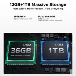 DOOGEE Blade20 Max Rugged Phone 36GB 1TB Gemini AI 6.6" 120Hz Display 11800mAh Battery Android 15 Helio G100 64MP NFC Smartphone