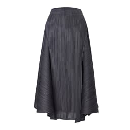Miyake Pleated Irregular Skirt Designer Casual Elegant High Waisted Pleated Long Solid Color Skirt