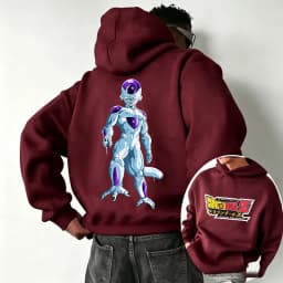 Dragon Ball Freeza Cartoon Anime 2026 New Spring and Autumn Men's and Women's Fashion Hooded Sports Hoodie