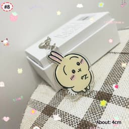Acrylic Cartoon Keychains Cute Usagi Hachiware Figure Anime Keyring Backpack Pendant Decoration Keychain Accessories Key Chains