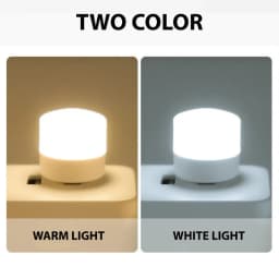 Mini USB Night Light Warm White Eye Protection Book Reading Light Computer Mobile Power Charging USB Plug LED Night Lamp