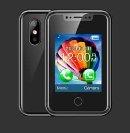 Mini Smart Wearable Mobile Phone 1.77" Touch Screen Support Dual SIM Bluetooth Call Music SMS Voice Changer Camera Vibration