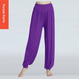 New Yoga Women's Square Dance Practice Pants Modal Cotton Elastic Large Size Loose Lantern Pants Summer Thin Model