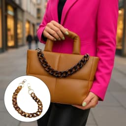 Acrylic Purse Chains Replacement Handbag Strap Chain Straps Fashionable Purse Chains Handles for DIY Purse Strap
