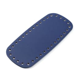 1PC Oval Long Bottom for Knitted Bag PU leather Bag Accessories Handmade Bottom With 64 holes DIY Crochet Bag Bottom