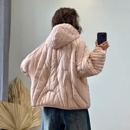 Schinteon Women Ultralight 90% White Duck Down Jacket Over Size Loose Casual Autumn Winter Outwear Vintage Coat Hood 2026 New