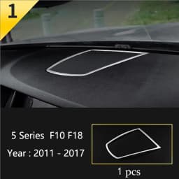 Car Styling Console Multimedia AC CD Panel Decoration Frame Cover Trim Strip Sticker For BMW 5 Series F10 F11 F18 Accessories