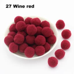 30-300Pcs Pom Poms Fluffy Soft Pompom Ball 8/10/15/20/25/30mm Handmade Sewing Craft DIY Kids Toy Christmas Weddinrg Decoration