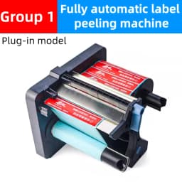 Auto Label Dispenser Device Fully Automatic Label Stripping Machine Label Printer Dispenser Sticker Separating Machine