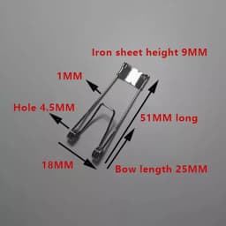 10pcs/lot Mounting Spring Clips Spring For Lamp Led Downlight Torsion Spring Spring Clips Lighting Accessories