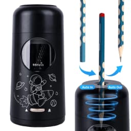 Tenwin automatic electric pencil sharpener A10 Type-C rechargeable sharpener Student stationery pencil sharpener for gift