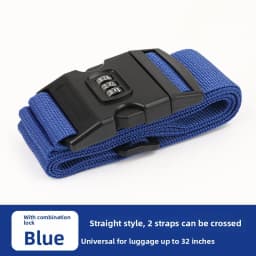 Travel Luggage Strap Cross Safety Fixation Baggage Tie down Cargo Bag Protection Buckle Rope Strengthening Band Accessories