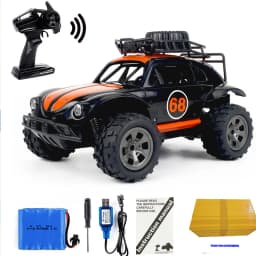 KY-1816A RC Classic Beetle 1:18 Remote Controlled Car Model High Speed Off Road Children's Remote Controlled Car Toy for Kids
