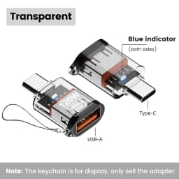 120W Type C To USB 3.2 OTG Adapter USB Female To Type C Male Fast Charging Converter For iphone 15 16 Xiaomi Tablet USB C OTG