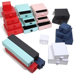 1pcs Paper Drawer Jewelry Packaging Box For Necklace Bracelet Earrings Jewelry Storage Display Gift Boxes Case Wholesale