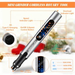 JANGKLIFE USB Cordless Rotary Tool Kit Woodworking Engraving Pen DIY For Jewelry Metal Glass Mini Wireless Drill