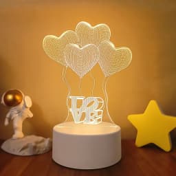 3D LED Lamp Creative 3D LED Night Lights Novelty Illusion Night Lamp 3D Illusion Table Lamp For Home Christmas Decorative Light
