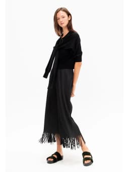 Miyake Pleated High Waisted Pockets Elasticated Waistband Causal Wave Straight Legs Pants