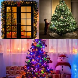 Energy Saving LED Outdoor Garden String Lights 10M 20M 30M 50M 100M Solar/EU/US Plug Charging LED Christmas Lawn Luminous Lamp