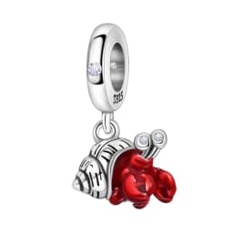 Blue Charm 925 Sterling Silver Ocean Pearls Betta Fish Pendant Birthday Party Gift for Women Bracelet Necklace DIY Beads Jewelry