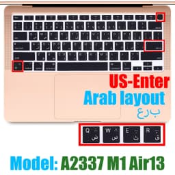 For Macbook Air13 M1 Chip Keyboard Cover Laptop Silicone Protective Film For Macbook A2337 13.3Air Keyboard Cases Release 2020