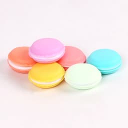 6Pcs Macaron Jewelry Box 6 Color Mini Rings Earrings Storage Box Travel Cosmetic Organizer Case Pill Container