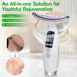 7 Color Facial Neck Massager EMS Micro-current Neck Face Beauty Device for Enhanced Face Neck and Shoulder Care with Vibrating