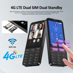 UNIWA F26 PRO 4G Touch Screen Keypad Phone Android 11 Dual SIM Card 3.5Inch 2GB+16GB 2850mAh Cellphone Whatsapp Russian keyboard