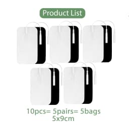 10/20/50Pcs Tens Electrode Pads Gel Electric Patches For Reusable Acupuncture Body Massager Pulse EMS Muscle Stimulator Sticker