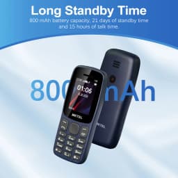 MKTEL 106 Feature Phone 1.77" Display 800mAh Battery Dual SIM Dual Standby Strong Torch MP3 MP4 FM Radio Bluetooth GPRS