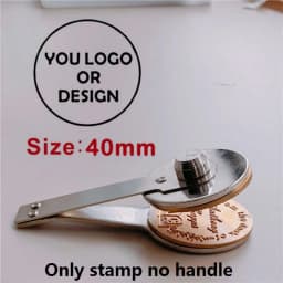 Customize Embossing Stamp Wedding Monogram Embosser Stamp, Personalized 2 Initials Embosser Stamp, Wedding Gift, Hand Held Embos