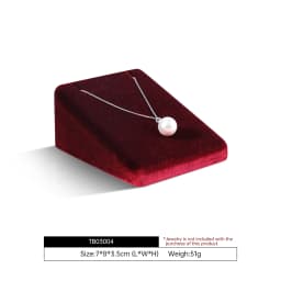 Yinbeini Velvet Pendant Necklace Display Stand Earring Stud Jewelry Display Prop Holder for Retail Showcase TB030