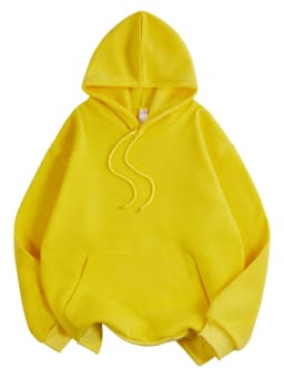 Basic Winter Womens Solid Hoodies Strecth Fleece Comfortable Sweatshirts Loose Pocket Warm Clothes New Street Female Pullover