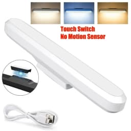 Night Light Motion Sensor Led USB Rechargeable Motion Detector Cabinet Lights 3 Colors In One Lamp Bedroom Kitchen Decor