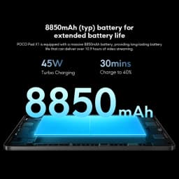 Global Version POCO Pad X1 11.2" 3.2K 144Hz 3200x2136 Display Snapdragon 7+ Gen 3 Wi-Fi 6E Bluetooth 8850mAh Battery 45W
