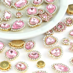 50pcs/lot Silver Claw Setting Glass Rhinestone Mixed Shape Sew On Crystal Stone Diamond for Wedding Dress Shoes Bags DIY Trim