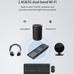 MOREFINE M1K Intel N5000 PDA Windows 11 DDR4 8GB 128G/256G SSD Dual Band WIFI BT4.2 Intel UHD Graphics 2× USB3.0 HDMI2.0 Mini PC